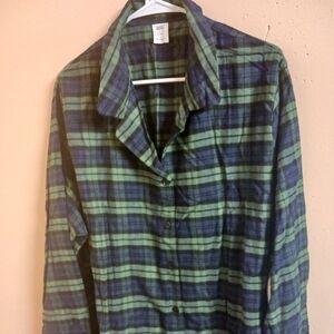 Amazon Essentials Long-Sleeve Women's Shirt Navy green